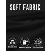 COOFANDY Men’s T Shirts Short Sleeve Casual V Neck T-Shirt Soft Notch Neck Tee Classic Plain Shirts(All Black)