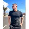 COOFANDY Mens T-Shirts Summer Crew Neck Casual T Shirts Plain Short Sleeve Shirts Basic Tees(A Black)