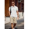 COOFANDY Mens T-Shirts Summer Crew Neck Casual T Shirts Plain Short Sleeve Shirts Basic Tees(A White)