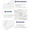 COOFANDY Mens T-Shirts Summer Crew Neck Casual T Shirts Plain Short Sleeve Shirts Basic Tees(A White)