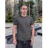 COOFANDY Mens T-Shirts Summer Crew Neck Casual T Shirts Plain Short Sleeve Shirts Basic Tees(Dark Gray)