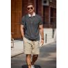 COOFANDY Mens T-Shirts Summer Crew Neck Casual T Shirts Plain Short Sleeve Shirts Basic Tees(Dark Gray)
