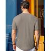 COOFANDY Mens T-Shirts Summer Crew Neck Casual T Shirts Plain Short Sleeve Shirts Basic Tees(Khaki)