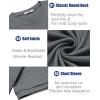 COOFANDY Mens T-Shirts Summer Crew Neck Casual T Shirts Plain Short Sleeve Shirts Basic Tees(Medium Gray)
