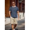 COOFANDY Mens T-Shirts Summer Crew Neck Casual T Shirts Plain Short Sleeve Shirts Basic Tees(Navy Blue)