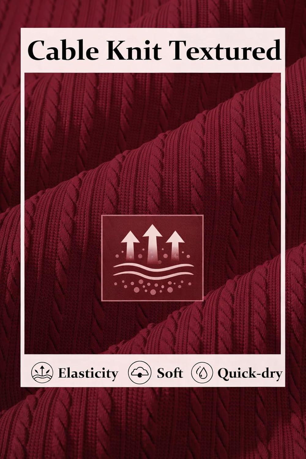 imageCOOFANDY Mens 2 Piece Outfits Beach Knit Jacquard Sleeveless Shirt and Shorts Sets Summer Athletic Vacation SetWine Red