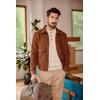 COOFANDY Men Casual Knit Sweater Quarter Button Henley Long Sleeve Slim Fit Twisted Pullover Sweater(Cream Color)