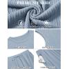 COOFANDY Men’s 2 Piece Outfits Beach Knit Jacquard Sleeveless Shirt and Shorts Sets Summer Athletic Vacation Set(Light Blue)