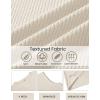 COOFANDY Mens Casual Tank Top V Neck Knit Jacquard Sleeveless T Shirts Lightweight Summer Beach Textured Tank(Beige)