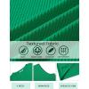 COOFANDY Mens Casual Tank Top V Neck Knit Jacquard Sleeveless T Shirts Lightweight Summer Beach Textured Tank(Green)