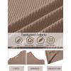 COOFANDY Mens Casual Tank Top V Neck Knit Jacquard Sleeveless T Shirts Lightweight Summer Beach Textured Tank(Khaki)