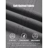 COOFANDY Mens Knit Polo Shirts Short Sleeve Textured Button Down Polo Shirt Cuban Guayabera Summer Beach Shirts(Dark Grey)