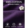 COOFANDY Men’s Sleeveless Shirts Cotton Workout Tank Tops Muscle Cut Off Shirt Summer Beach Casual Oversized Washed Tee(Purple)
