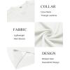 COOFANDY Mens Sweater Crewneck Pullover Long Sleeve Lightweight Sweater Plain Knit Silm Fit(Cream White)