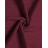COOFANDY Men’s Knit Button Down Shirt 2025 Vintage Short Sleeve Polo Shirt Casual Beach Tops(Wine Red)