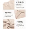 COOFANDY Mens Knit Polo Shirt Short Sleeve Vintage Textured Casual Golf Shirts Summer Beach Top(Beige)