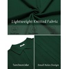 COOFANDY Men’s Knit Shirt Short Sleeve Button Down Shirts Vintage Casual Summer Beach Shirts(Green)