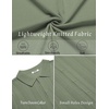 COOFANDY Men’s Knit Shirt Short Sleeve Button Down Shirts Vintage Casual Summer Beach Shirts(Light Green)