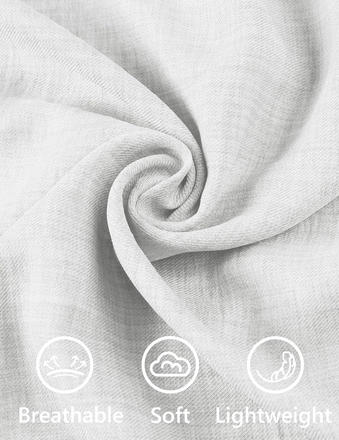 image:imageCOOFANDY Men Short Sleeve Button Down Shirts Summer Linen Textured Shirt Casual Beach Tops with PocketWhite