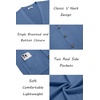 COOFANDY Men’s Cardigan Sweater Long Sleeve Lightweight Casual V Neck Button Down Knitted Sweater with Pockets(Blue)