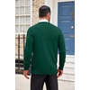 COOFANDY Men’s Cardigan Sweater Long Sleeve Lightweight Casual V Neck Button Down Knitted Sweater with Pockets(Dark Green)