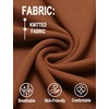 COOFANDY Men’s Knit Polo Shirts Casual Short Sleeve Button Down Shirts Crochet Classic Golf Polo Collared Shirts(Light Brown)