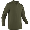 COOFANDY Mens Polo Shirt Long Sleeve Golf Shirt Lightweight UPF 50+ Sun Protection Quick Dry Moisture Wicking Collared Shirt(Army Green)