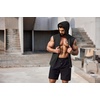 COOFANDY Men’s Workout Hooded Tank Tops 2 Pack Zip Up Sleeveless Gym Shirts Muscle Cut Off T Shirt Bodybuilding Hoodies(Black(1pcs))