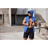 COOFANDY Men’s Workout Hooded Tank Tops 2 Pack Zip Up Sleeveless Gym Shirts Muscle Cut Off T Shirt Bodybuilding Hoodies(Blue(1pcs))