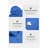 COOFANDY Men’s Workout Hooded Tank Tops 2 Pack Zip Up Sleeveless Gym Shirts Muscle Cut Off T Shirt Bodybuilding Hoodies(Blue(1pcs))