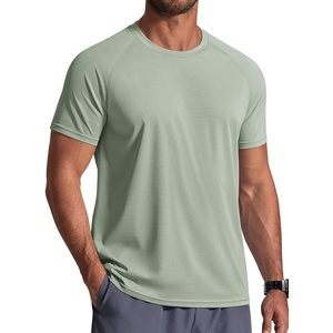 COOFANDY Mens Swim Shirt Short Sleeve UPF 50+ Sun Shirts Rash Guard Quick Dry Beach Water T Shirts for Men(Light Green)