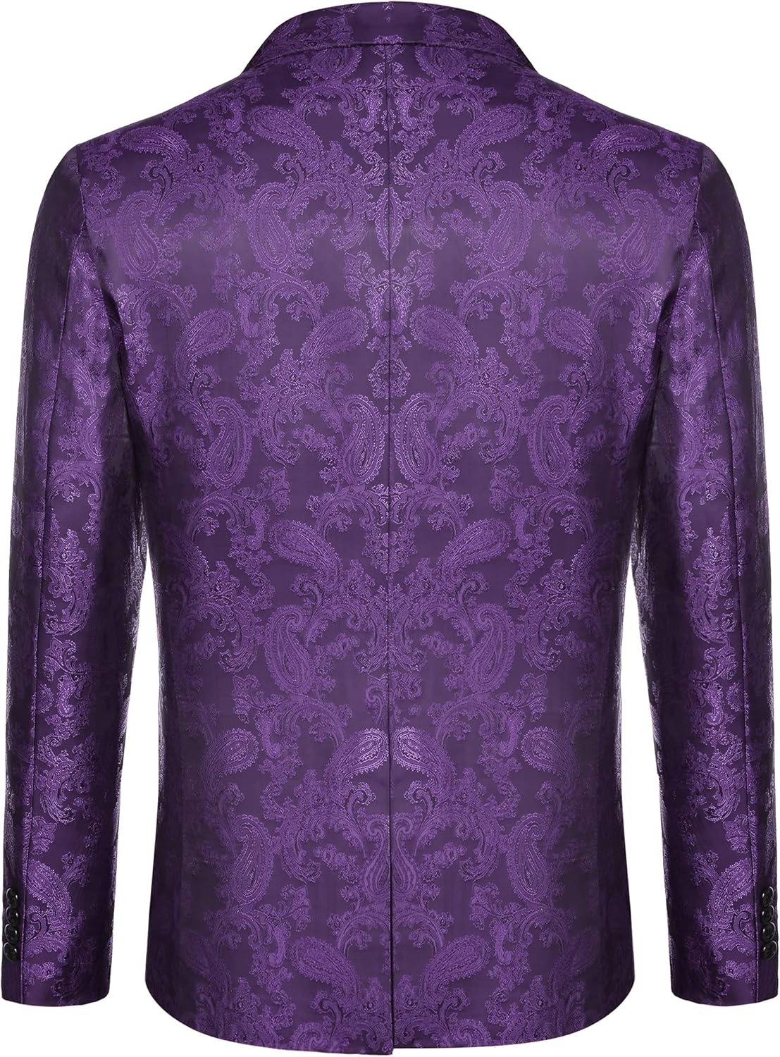 image:imageCOOFANDY Mens Floral Tuxedo Jacket Paisley Notch Lapel Stylish Suit Blazer Jacket for Wedding Dinner Prom Party