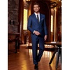 COOFANDY Men’s 2 Piece Wedding Suit Slim Fit Dress Suits 2 Button Blazer Jacket Pant for Business Dinner Party Prom
