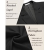 COOFANDY Men’s Casual Knit Blazer Suit Jacket Lightweight Sport Coats Two Button