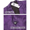 COOFANDY Men’s Floral Tuxedo Jacket Paisley Notch Lapel Stylish Suit Blazer Jacket for Wedding, Dinner, Prom, Party
