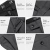 COOFANDY Dress Suits for Men Two Button Slim Fit Suit Tuxedo Suit Jacket Wedding Jacket Blazer Suit (Dark Grey XXL)