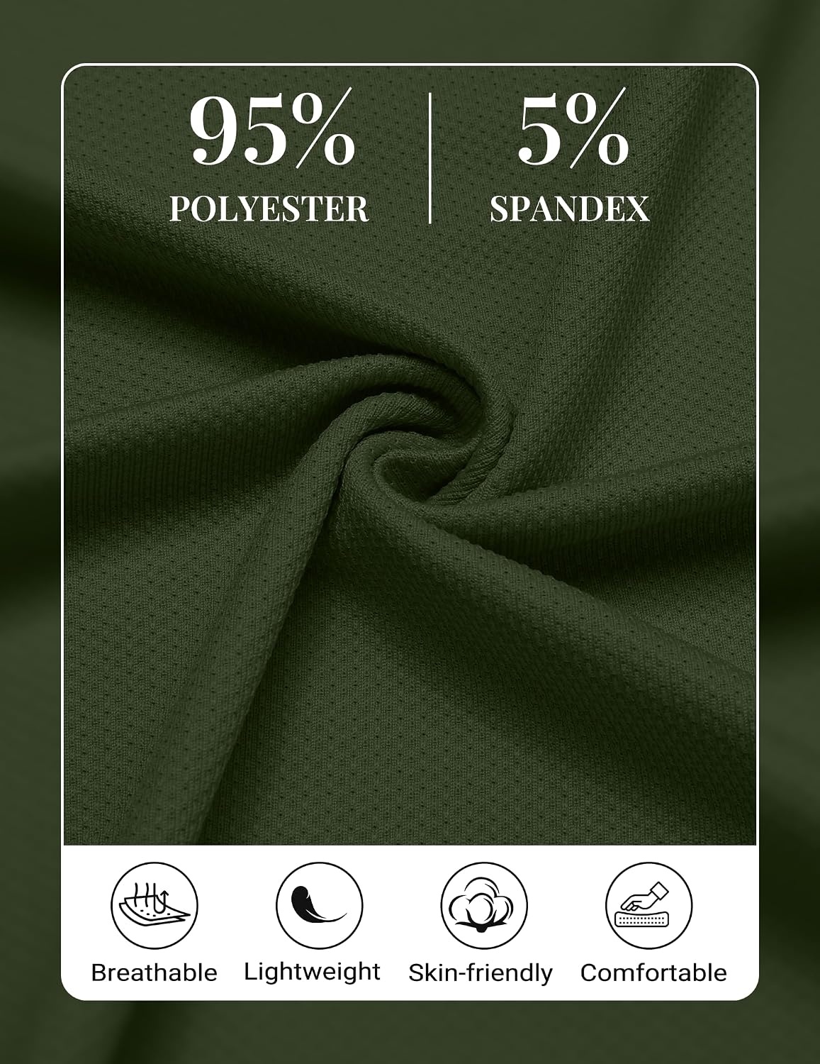 image:imageCOOFANDY Mens 2 Pieces Outfits Casual Quarter Zip Polo Shirt and Jogging Pants Summer Tracksuits SetArmy Green