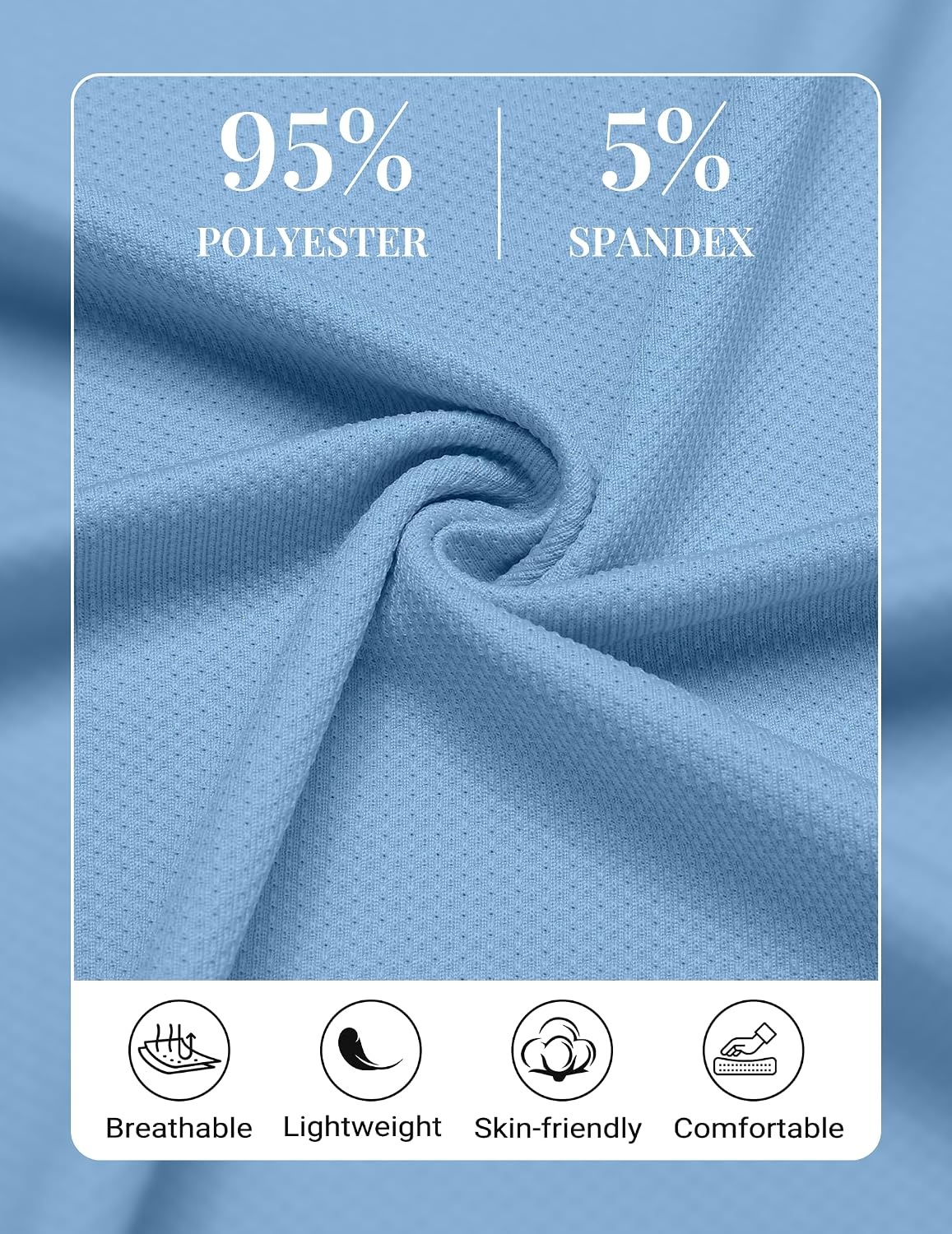 image:imageCOOFANDY Mens 2 Pieces Outfits Casual Quarter Zip Polo Shirt and Jogging Pants Summer Tracksuits SetLight Blue