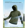 COOFANDY Full-Zip Men’s Lightweight Hoodie UPF 50 – Breathable Sun Protection Jacket with Pockets for Golf, Fishing, Hiking(Army Green)
