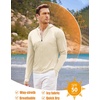 COOFANDY Full-Zip Men’s Lightweight Hoodie UPF 50 – Breathable Sun Protection Jacket with Pockets for Golf, Fishing, Hiking(Light Coffee)