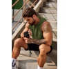COOFANDY Men’s 2 Pack Workout Hooded Tank Tops Bodybuilding Muscle Cut Off T Shirt Sleeveless Gym Hoodies(Blackgreen)