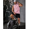 COOFANDY Men’s 2 Pack Workout Hooded Tank Tops Bodybuilding Muscle Cut Off T Shirt Sleeveless Gym Hoodies(Blackpink)