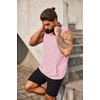 COOFANDY Men’s 2 Pack Workout Hooded Tank Tops Bodybuilding Muscle Cut Off T Shirt Sleeveless Gym Hoodies(Blackpink)