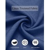COOFANDY Mens Casual Button Down Shirt Short Sleeve Lightweight Summer Beach Shirts Textured Linen Shirt(Blue)