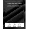 COOFANDY Mens Polo Shirt Casual Short Sleeve Textured Knit Button Polo T-Shirts Summer Vacation Stretchy Golf Shirts(Black)