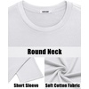 COOFANDY Men’s Shirt and Shorts Set 2 Piece Fashion Summer Tracksuits Cotton Oversized T-Shirts Cargo Shorts Outfits(All White)