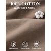 COOFANDY Men’s Sleeveless Shirts Cotton Workout Tank Tops Muscle Cut Off Shirt Summer Beach Casual Washed Tee(Khaki)