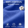 COOFANDY Men’s Sleeveless Shirts Cotton Workout Tank Tops Muscle Cut Off Shirt Summer Beach Casual Washed Tee(Light Blue)