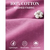 COOFANDY Men’s Sleeveless Shirts Cotton Workout Tank Tops Muscle Cut Off Shirt Summer Beach Casual Washed Tee(Pink)
