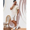 COOFANDY Men’s T Shirt Short Sleeve Crew Neck T-Shirt Casual Summer Classic Basic Tee Shirts(02-beige)